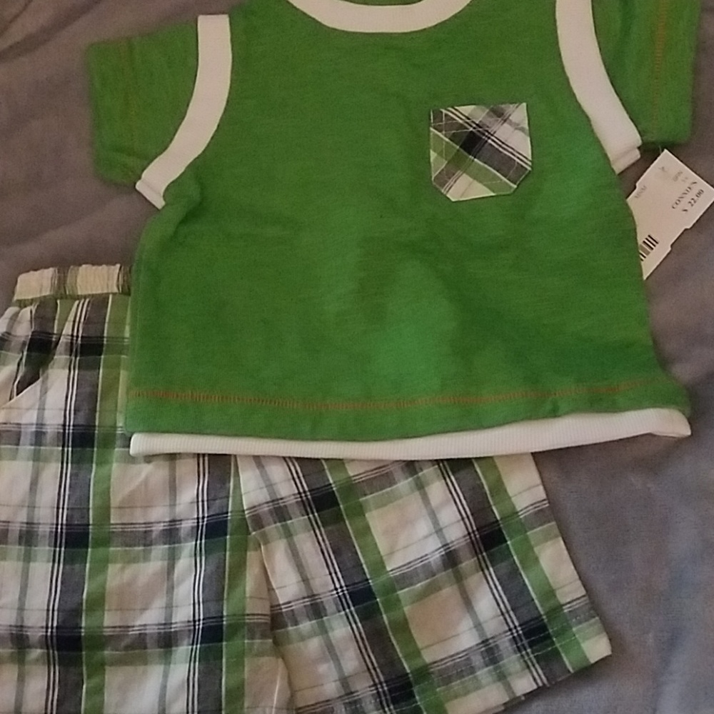 Boys 3/6 month 2pc outfit